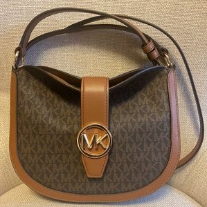 ‼️SOLD‼️KORS Gabby Small Signature Logo Hobo Crossbody Bag, NWT